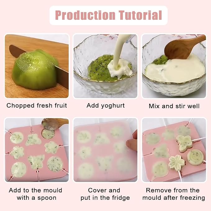 8 Cavity Silicone Lollipop Mould for Candy & Chocolate | Havelock
