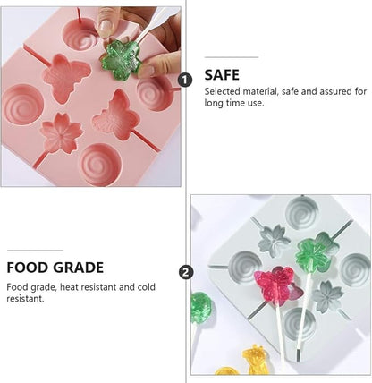 8 Cavity Silicone Lollipop Mould for Candy & Chocolate | Havelock