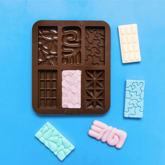 Love & Multi Designs Mini Chocolate Bars Silicone Mold 6 Cavity HaveLock Shop