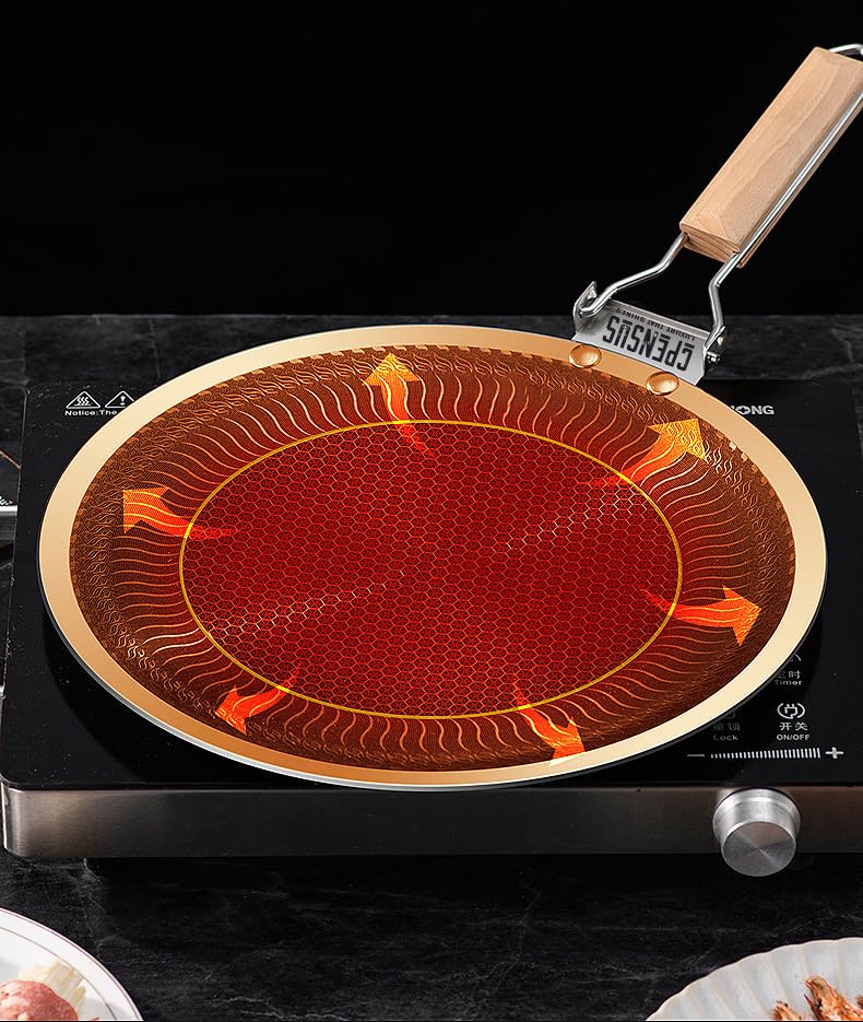 34cm imported laser coated honey comb tawa HaveLock Shop