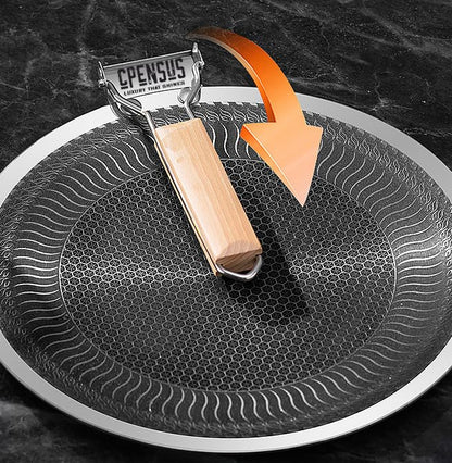 34cm imported laser coated honey comb tawa HaveLock Shop