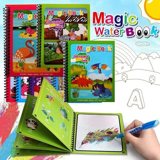 Magic Water Drawing Book with pen for kids Reusable HaveLock Shop