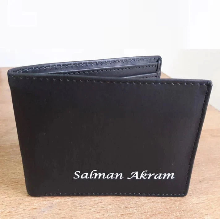 Customized wallet | Name Leather Wallet - HaveLock Shop