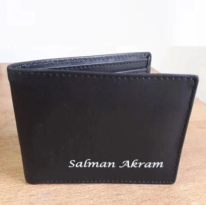 Customized wallet | Name Leather Wallet - HaveLock Shop