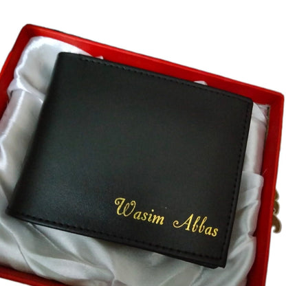 Customized wallet | Name Leather Wallet - HaveLock Shop