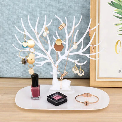Necklace Display Stand Wooden Jewelry Tree Stand 9 INCH HaveLock Shop