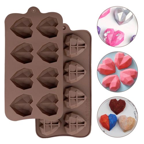 Silicon Pinata Heart 8 Cavity Chocolate mold HaveLock Shop
