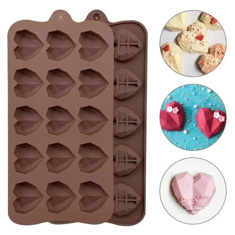 Chocolate mold Pinata Heart 15 cavity