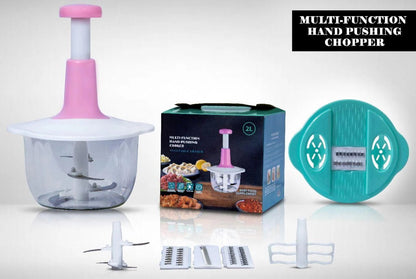 Multifunctional Manual Push Chopper 2-Liter HaveLock Shop