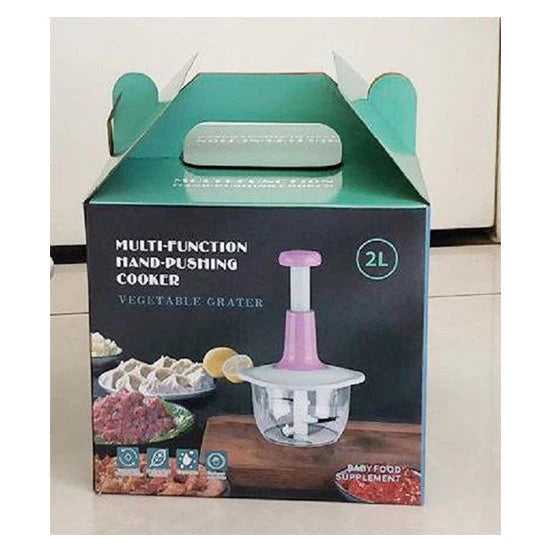 Multifunctional Manual Push Chopper 2-Liter HaveLock Shop