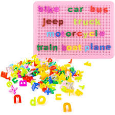 Alphabet Peg Board for Kids | Spelling & Learning Toy
