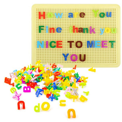 Alphabet Peg Board for Kids | Spelling & Learning Toy