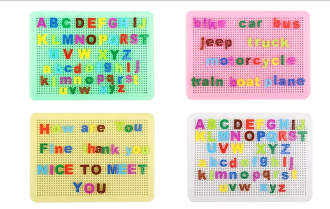 Alphabet Peg Board for Kids | Spelling & Learning Toy
