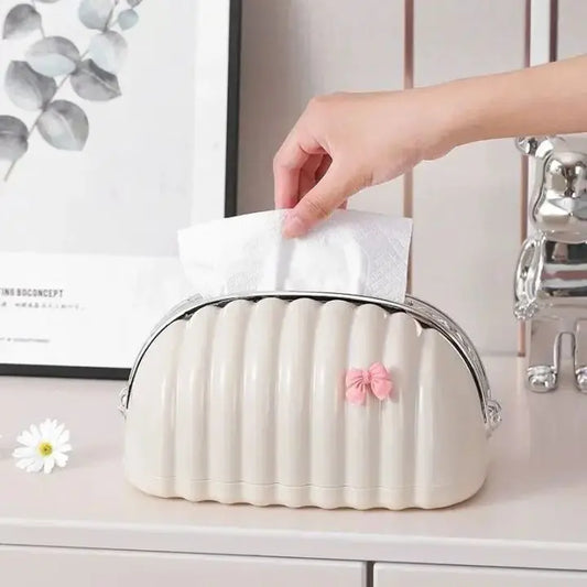 SHELL TISSUE BOX 