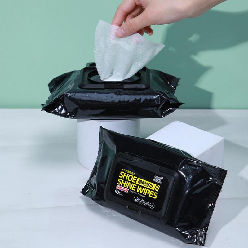 Shoe Shine Wipes Pack Of 80pcs HaveLock Shop