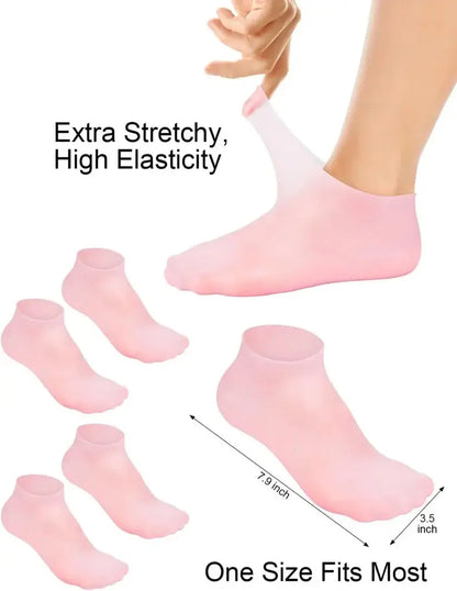 Silicone Elastic Moisturizing Foot Socks – Spa Gel Socks - HaveLock Shop