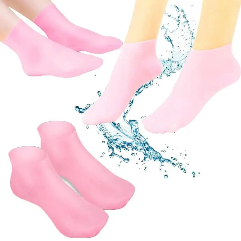 Silicone Elastic Moisturizing Foot Socks – Spa Gel Socks - HaveLock Shop