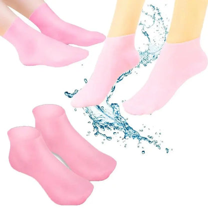 Silicone Elastic Moisturizing Foot Socks – Spa Gel Socks - HaveLock Shop