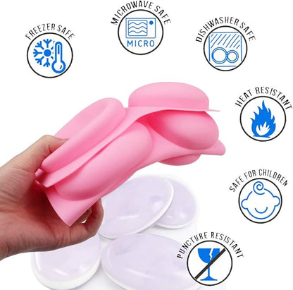 Oval Shape Soap and Mousse Silicone Mold 6 Cavity HaveLock Shop