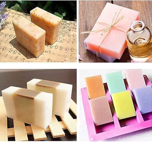 Rectangle Shape Baking & Soap Mold 6 Cavity HaveLock Shop