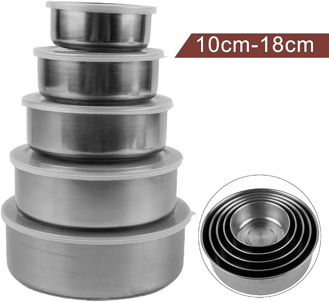 Stainless steel Bowl set 5pcs
