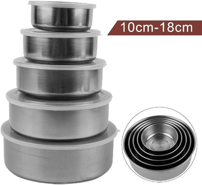 Stainless steel Bowl set 5pcs