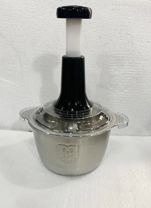 Stainless Steel Hand Push Chopper 2 L