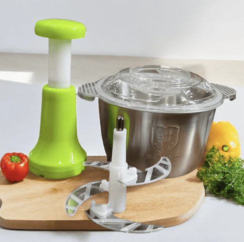 Stainless Steel Hand Push Chopper 2 L