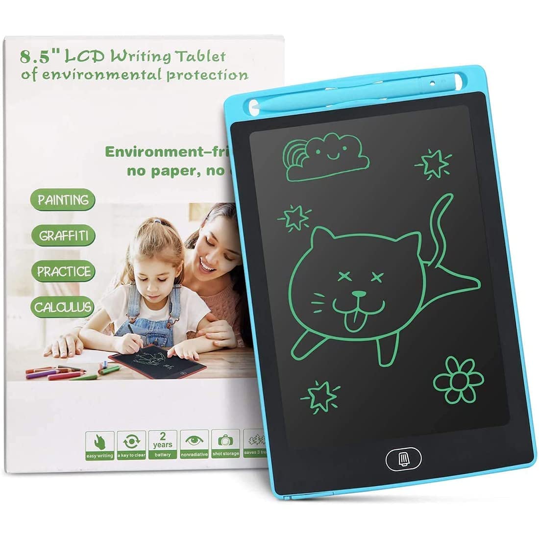 LCD Writing Tablet for Kids 8.5 inch Colorful Screen Drawing Doodle Pad HaveLock Shop