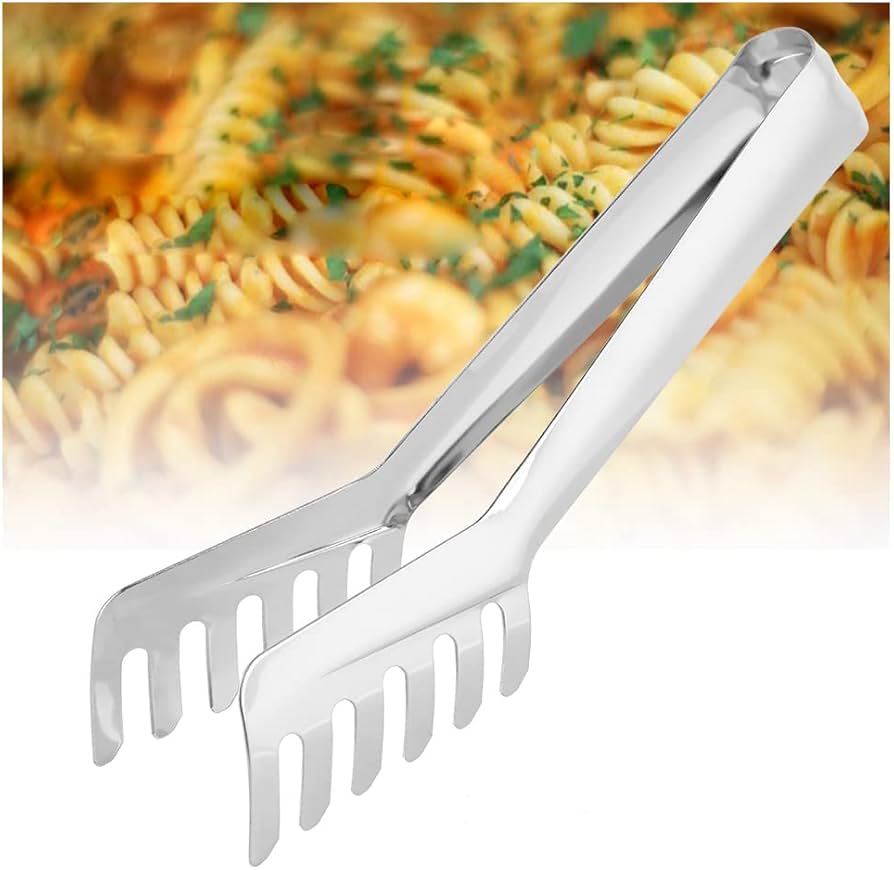Stainless Steel Food Tong Serving Tong, Spaghetti Tong, Comb Shaped Tong, Pasta Tong HaveLock Shop