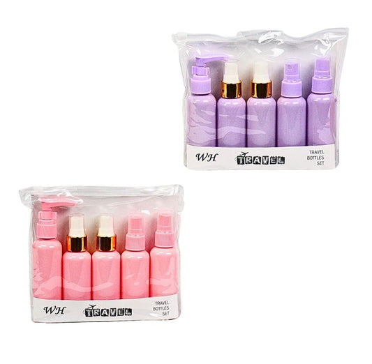 Pack of 5 Empty Bottles Travel Kit HaveLock Shop