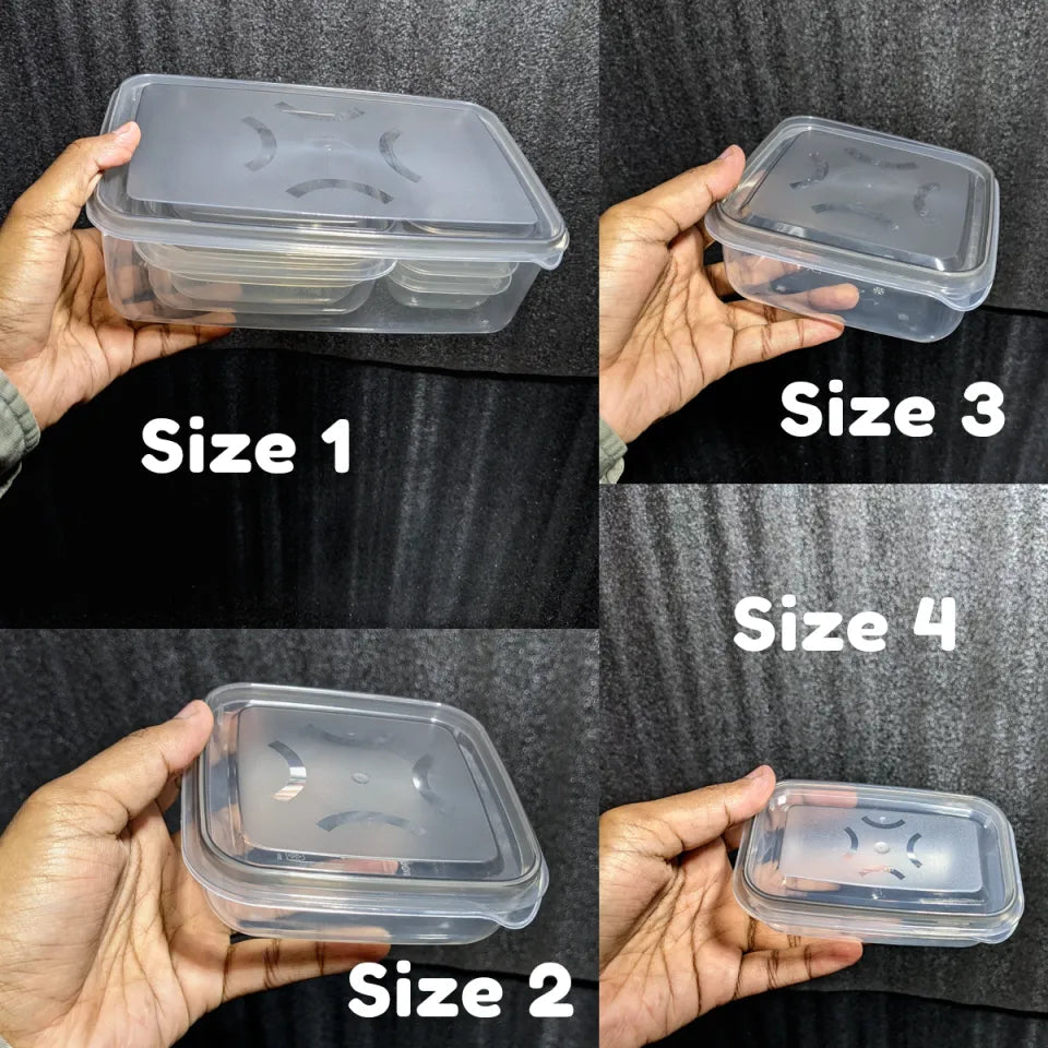 PACK OF 7 Food Storage Containers with Thumb Lock Lids HaveLock Shop