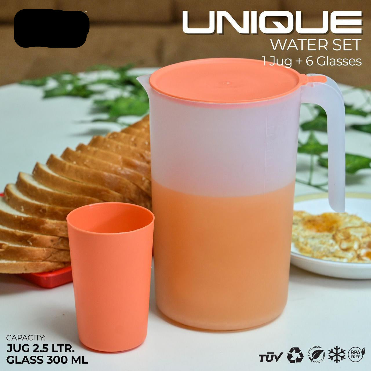 Unique Water set (7pcs) - Plastic HaveLock Shop