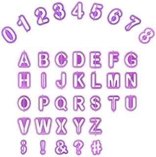 40pcs Alphabet Cutter Set Plastic HaveLock Shop