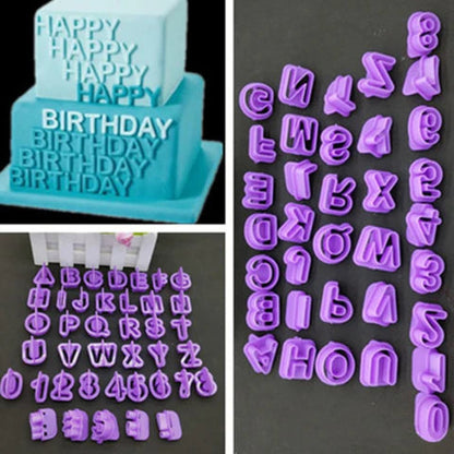 40pcs Alphabet Cutter Set Plastic HaveLock Shop