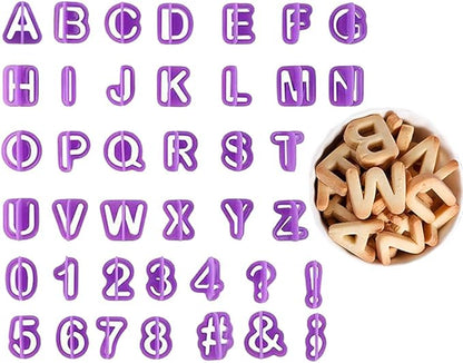 40pcs Alphabet Cutter Set Plastic HaveLock Shop