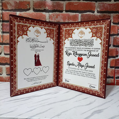 Customized Nikkah Booklet HaveLock Shop
