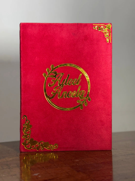 Customized Nikkah Booklet HaveLock Shop