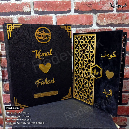 Customized Nikkah Booklet with Box HaveLock Shop