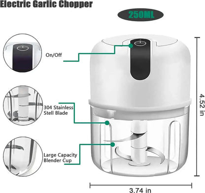 Mini USB Rechargeable Electric Food Chopper