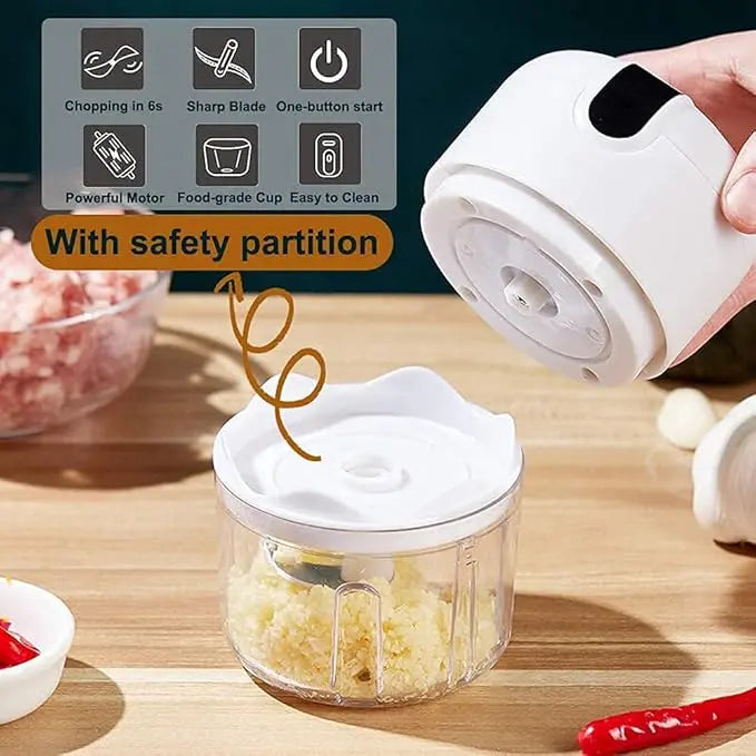 Mini USB Rechargeable Electric Food Chopper