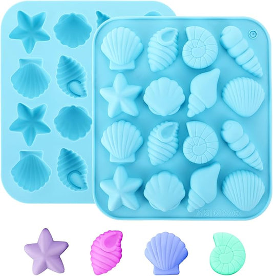 16 Cavity Shell Fish Silicone Chocolate Mold | Havelockshop