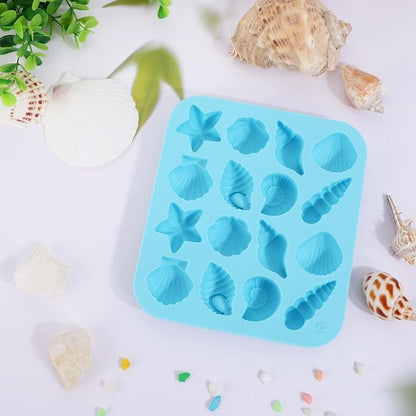 16 Cavity Shell Fish Silicone Chocolate Mold | Havelockshop