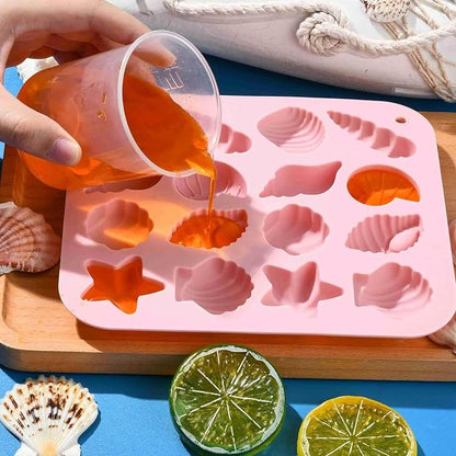 16 Cavity Shell Fish Silicone Chocolate Mold | Havelockshop