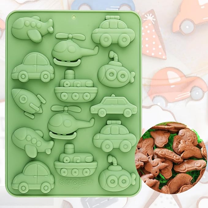 Car Plane Boat Silicone Candy & Chocolate Molds | Havelockshop