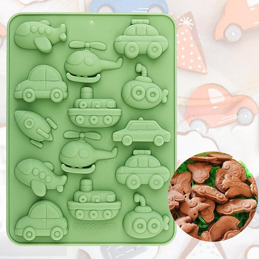Car Plane Boat Silicone Candy & Chocolate Molds | Havelockshop