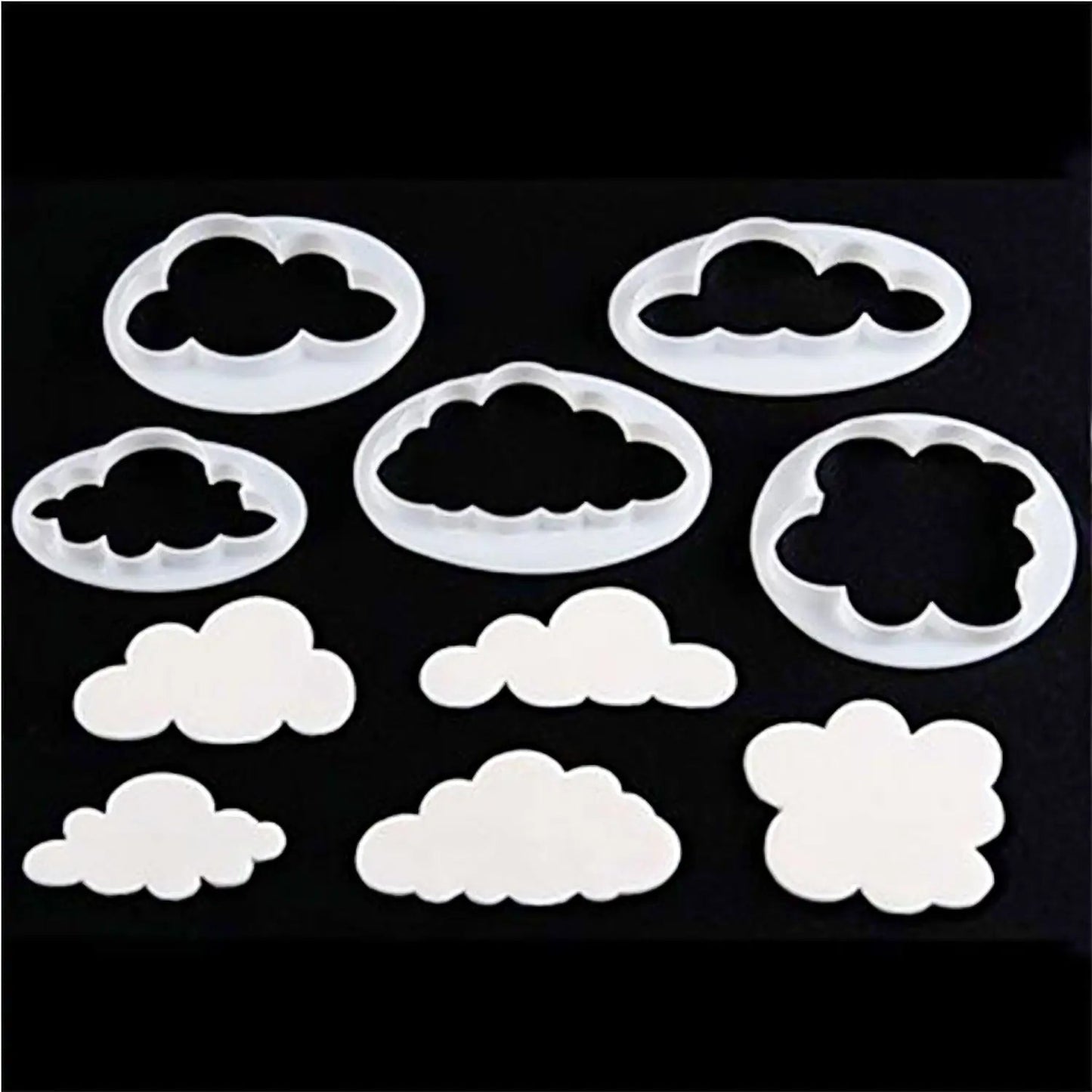 Cloud Fondant & Cookie Cutter 5Pcs Set HaveLock Shop