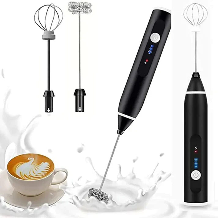 2 in 1 Coffee Egg beater Rechargeable HaveLock Shop
