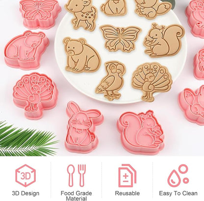 8pcs Forest Animal Cookie Cutter Set | Havelockshop.com