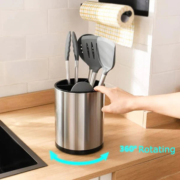 Rotating Cutlery stand Round